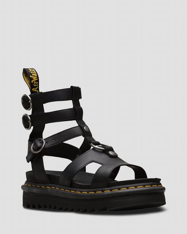 Dr Martens Dámské Sandály Adaira Temperley Černé, CZ-720683